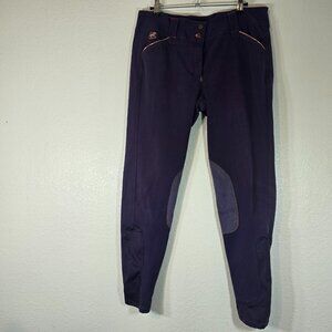 Piper by SmartPak Equestrian Horse Riding Pants Breeches Womens Size 32L Purple